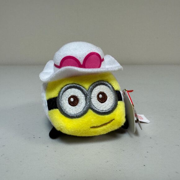 NWT Teeny Ty Jerry Minion Stuffed Plush Mini Toy Despicable Me 3 Soft Small Baby - Picture 1 of 7